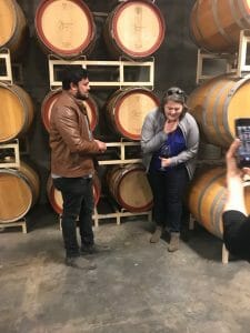 Denver wine tasting marriage proposal